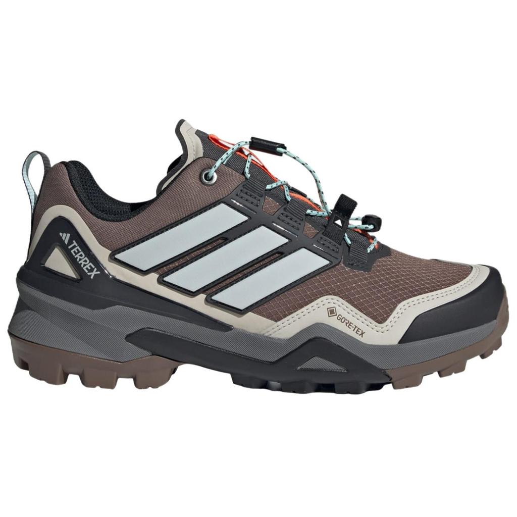 Adidas Terrex Skychaser GORE-TEX Earth Strata Women Sneakers Brown Grey-One Semi-Flash-Aqua JQ9935