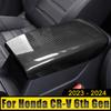 For Honda CR-V CRV 6th Gen 2023 2024 2025 Hybrid ABS Car Center Console Seat Armrest Box Cover Central Arm Rest Panel Trim Case
