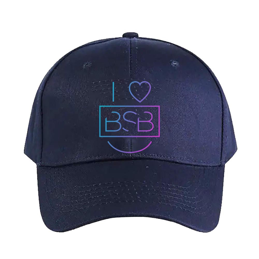 i love Backstreet Boys Caps Summer Adult Baseball Cap Adjustable with Curved Brim Duckbill Hat Protection Sun Hats