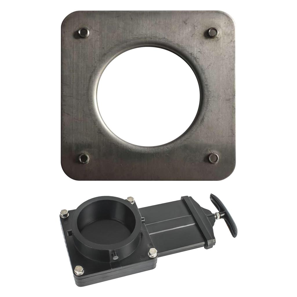 3 Inch RV Drain Sewer Assembly Metal Repair Dump Gate Valve for Caravan Trailer Exhaust Plumbing Parts