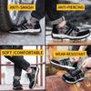 Breathable Steel Head Labor Insurance Shoes Men, Construction Site Anti-smashing Protective Shoes Safety Shoes