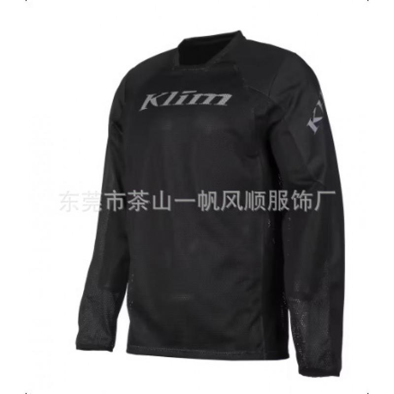 Mens Long Sleeve Cycling Jersey Quick-Dry Mountain Bike Trail Riding Shirt Breathable Sportswear