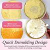 Форма для торта Perfectrelease, 9,7 дюйма, набор форм для торта с быстрым высвобождением и легким извлечением с рычагом, для легкой выпечки, жаропрочная форма, инструменты для выпечки, круглые формы