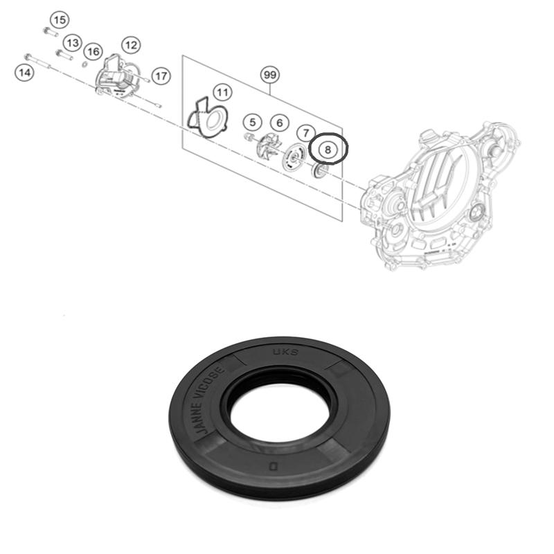 Сальник водяного насоса Для KTM 250 450 500SX-F XC-F EXC EXC-F