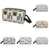 French Bulldog Storage Bags Cute Pet Puppy Cosmetic Bag Portable Large Capacity Travel Toiletry Bags Unisex Makeup Organizer