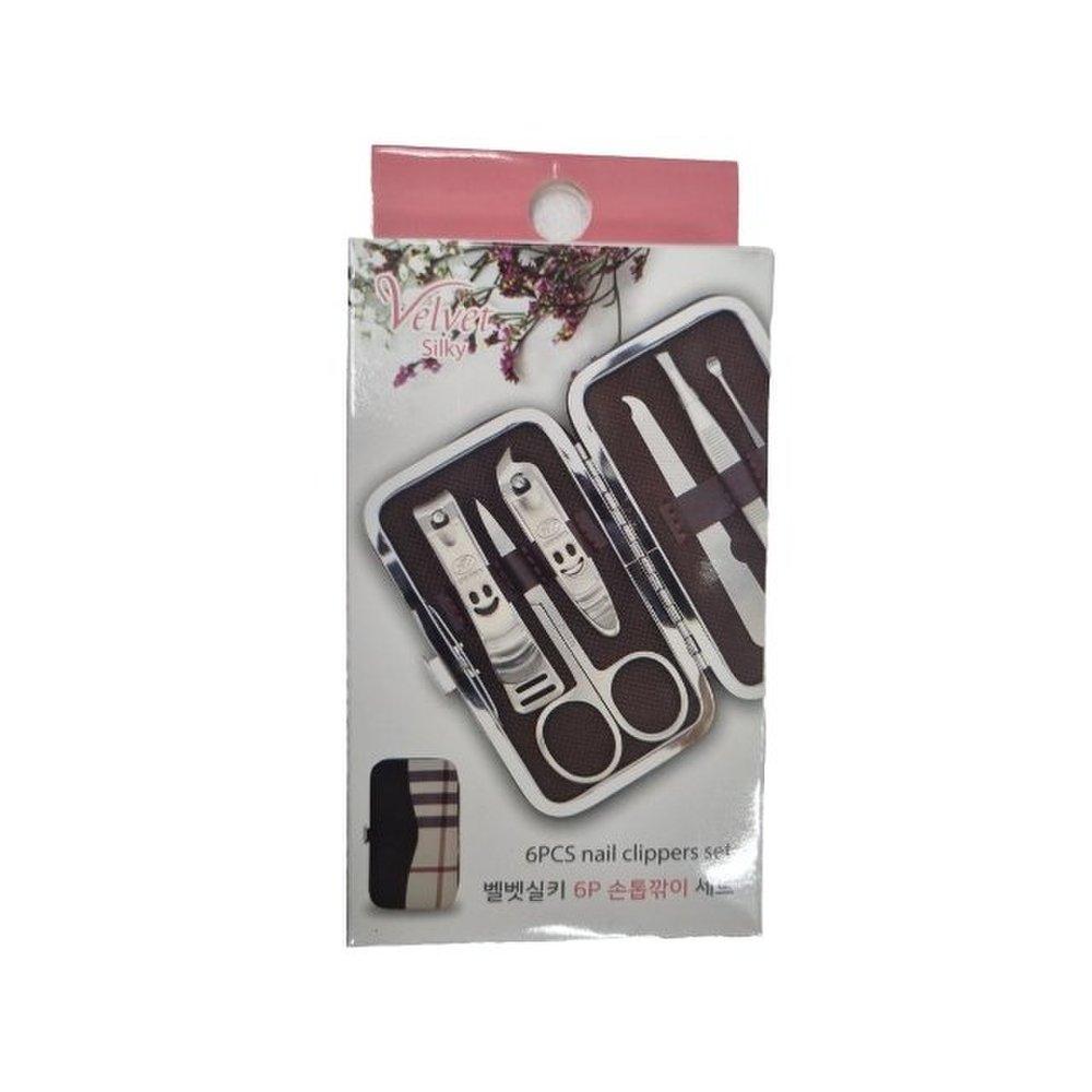 4000 Velvet Silky Nail Clipper 6P Гигиена Здоровье Товары Ножницы Ушные палочки (WEF02D8)