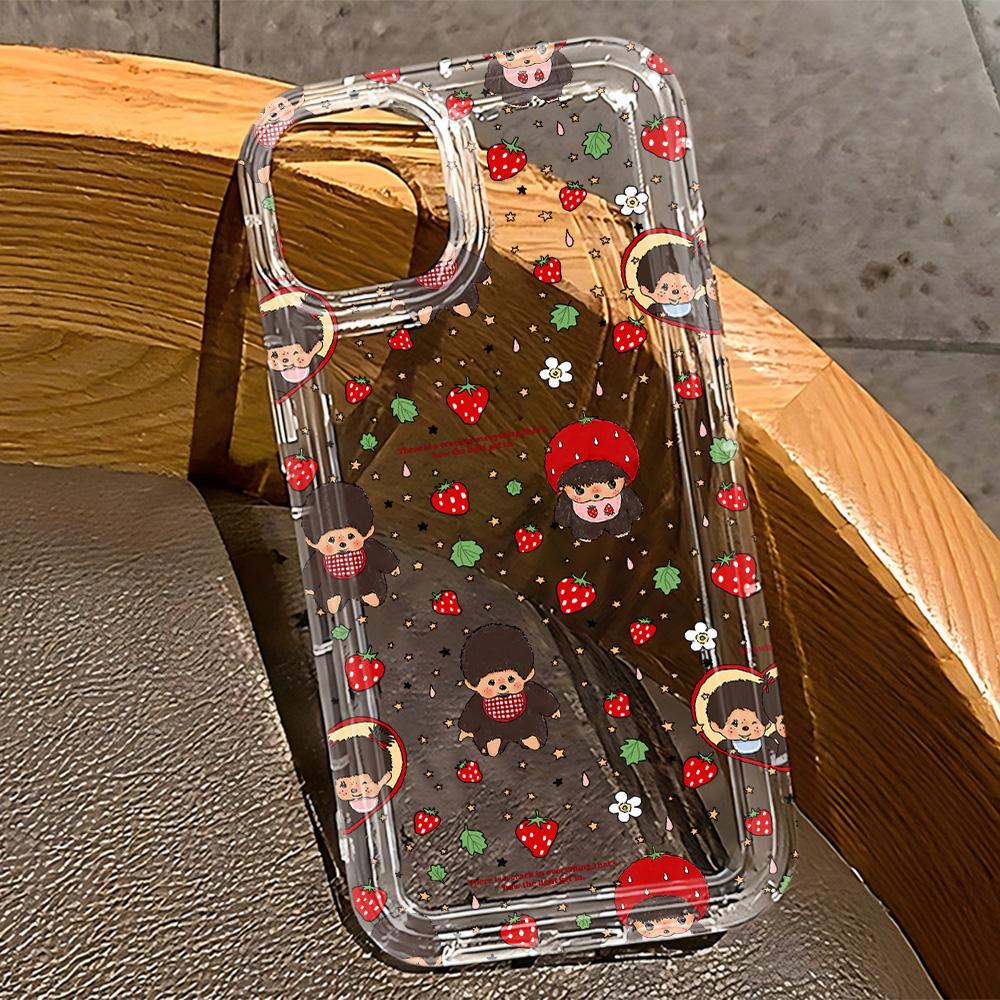 Cute M-Monchhichis Phone Case for Samsung Galaxy S25 S24 S23 S22 S21 S20 S10 Note20 Note10 FE Ultra Plus 4G 5G Clear