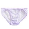 White Fang Cute Lace Panties with Girly TT414 Women's Ribbon, Design, Purple,
