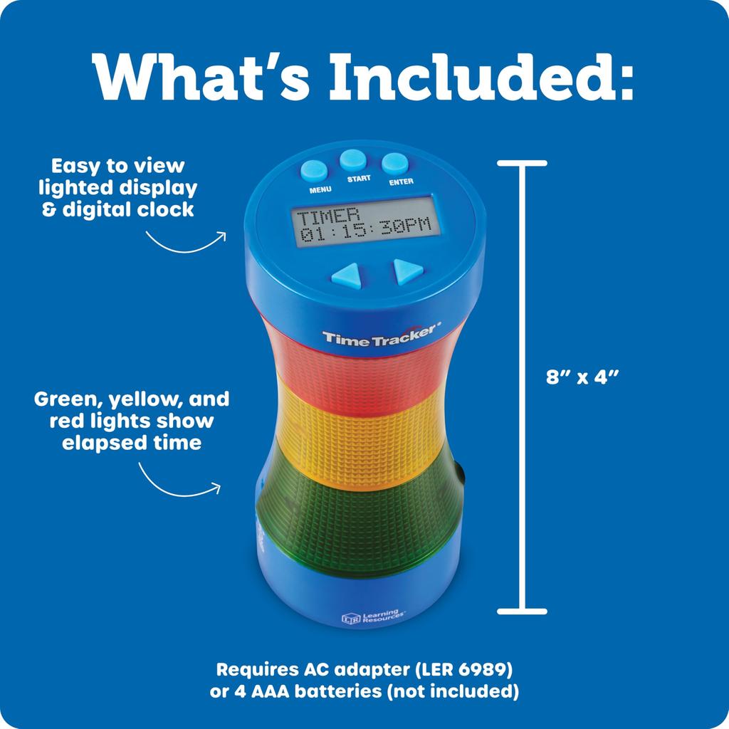 Таймер времени Learning Resources(р) Таймер для класса - Свет и Звук! Классный таймер LER 6900