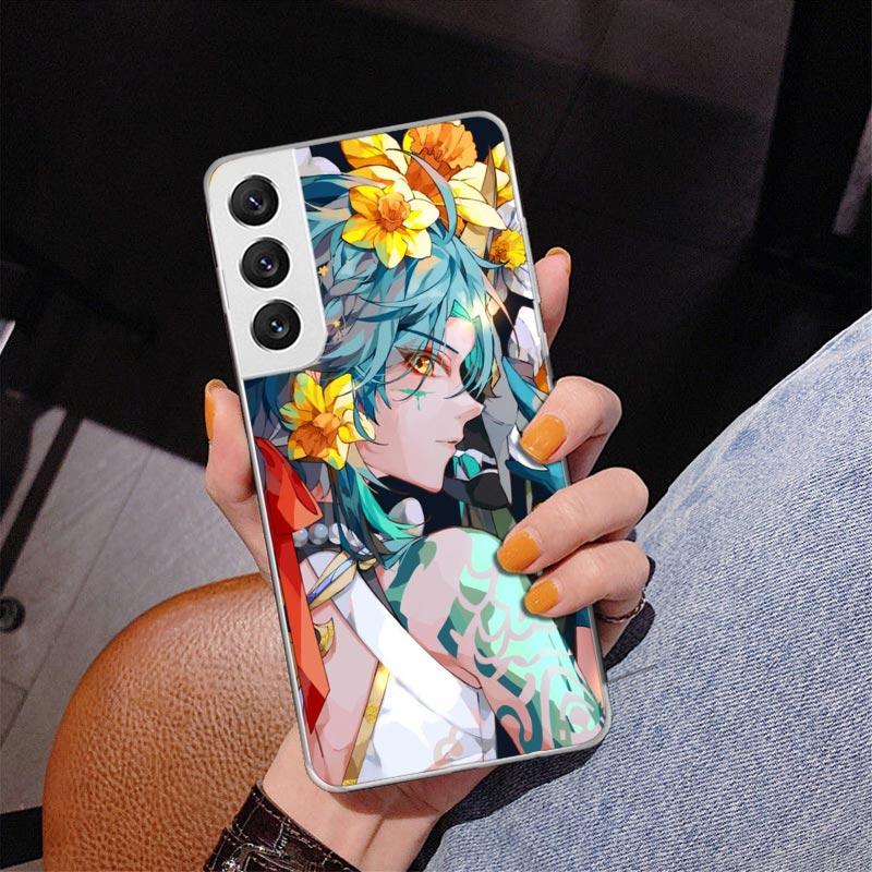 Genshin Impact Raiden Shogun Baal Phone Case For Samsung Galaxy S24 S25 Edge S26 Ultra S23 S22 S21 Plus S20 FE + Personalized Pr