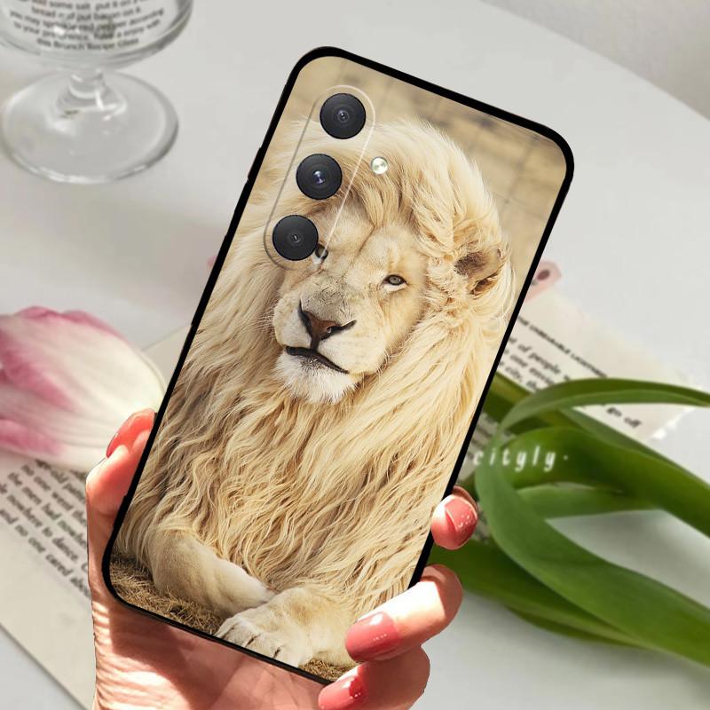 Чехол для Samsung A54 5G Защитный Мультяшный Черный Мягкий ТПУ Силиконовый Чехол для Телефона Для Samsung Galaxy A54 Чехол-Бампер Сумка