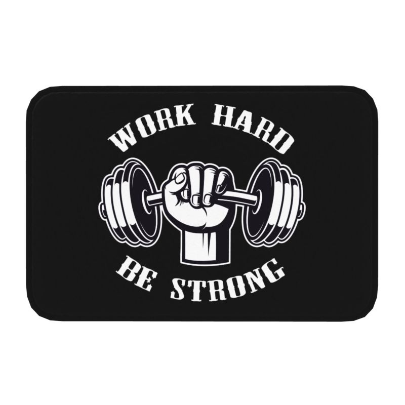 Stop Whining Start Doing Gym Life Doormat Non-Slip Entrance Kitchen Door Floor Mat Bodybuilding Quote Bedroom Rug Carpet