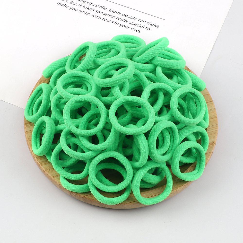 20/30/50/100/200pcs Colorful Hairband Black Grey Rubber Band Nylon Hair Elastic Ponytail Hairstyle Scrunchies Hair Accessories