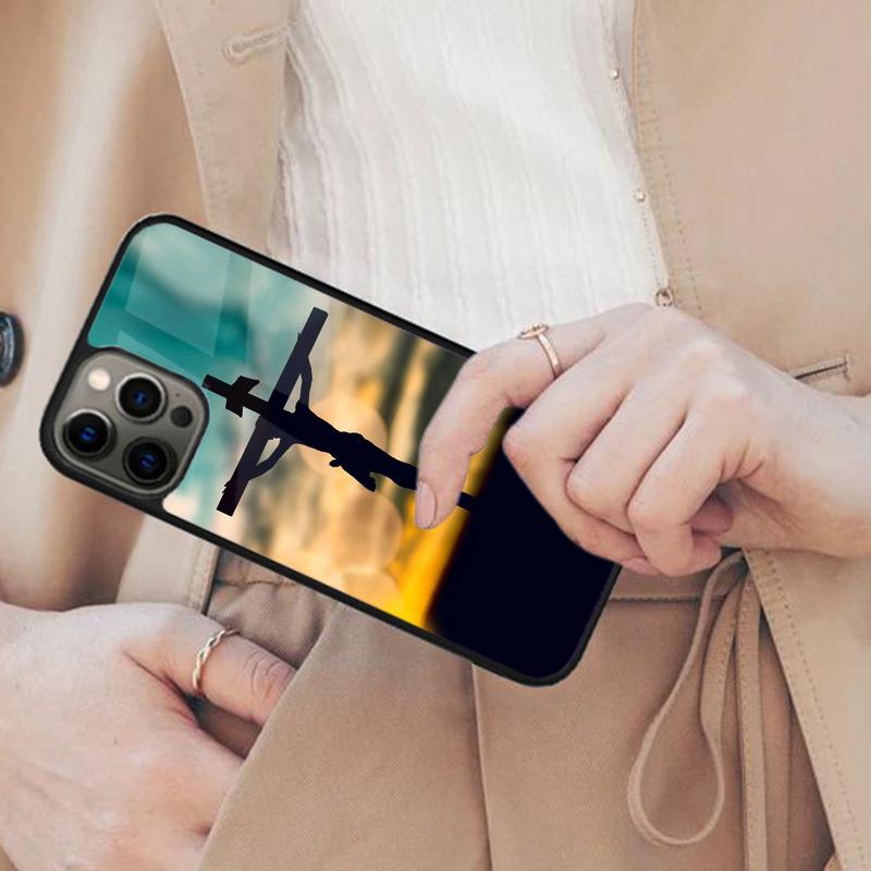 Магнитный чехол для телефона с крестом Иисуса для APPLE iPhone 17 Air 16 14 13 12 Pro Max 15 Plus Беспроводная зарядка с чехлом MagSafe