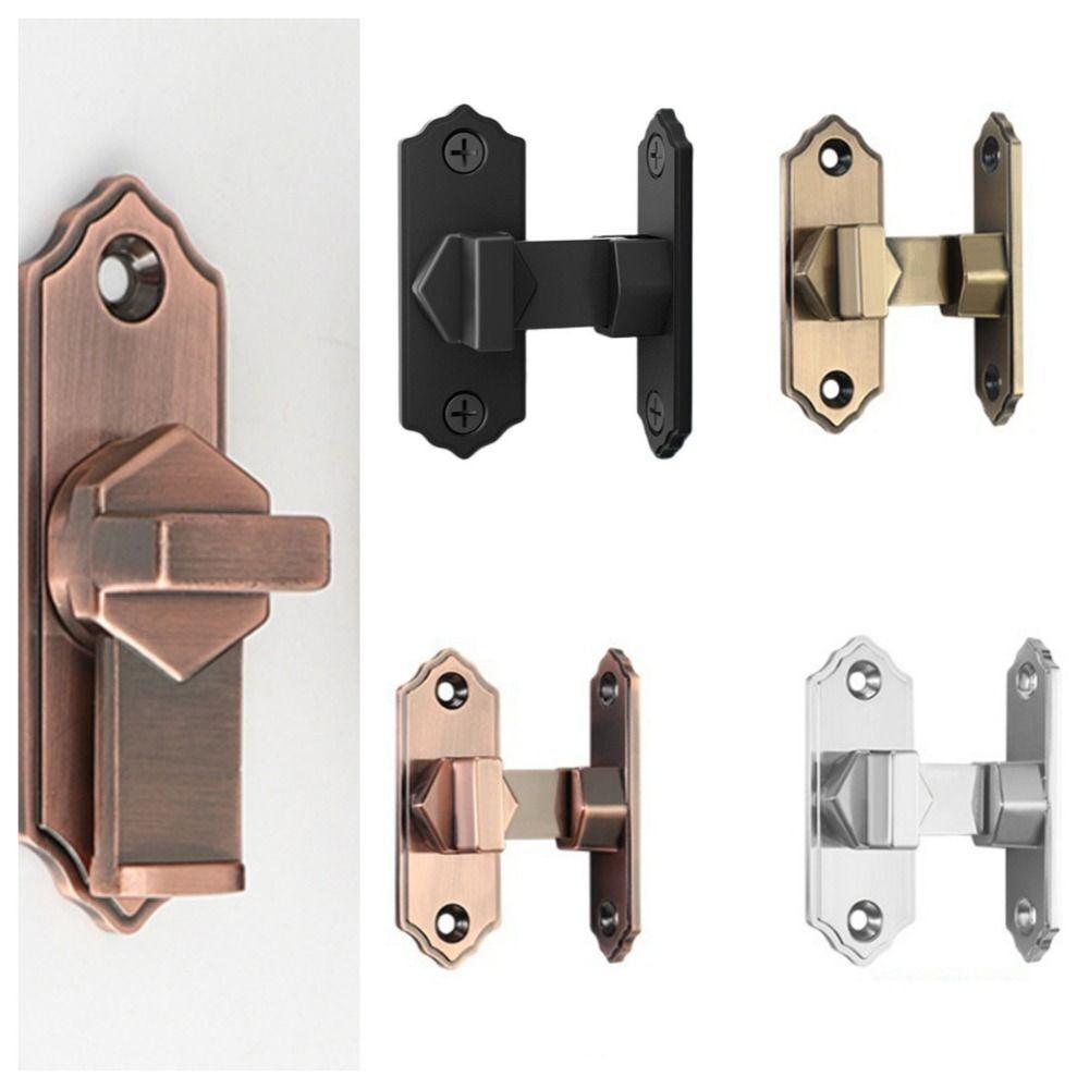 Sturdy and Durable Barn Door Lock Aluminum Alloy Door Catch New Door Bolt Lock