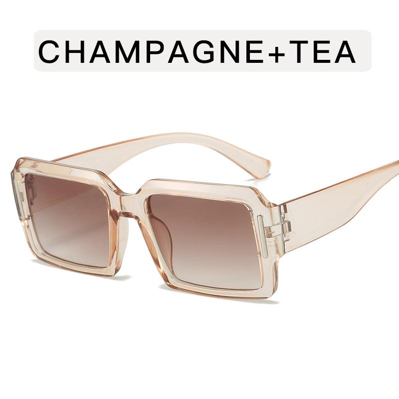 Женские солнцезащитные очки квадратной формы, европейско-американский стиль, защита от УФ-лучей, женские солнцезащитные очки, винтажные ретро мужские солнцезащитные очки