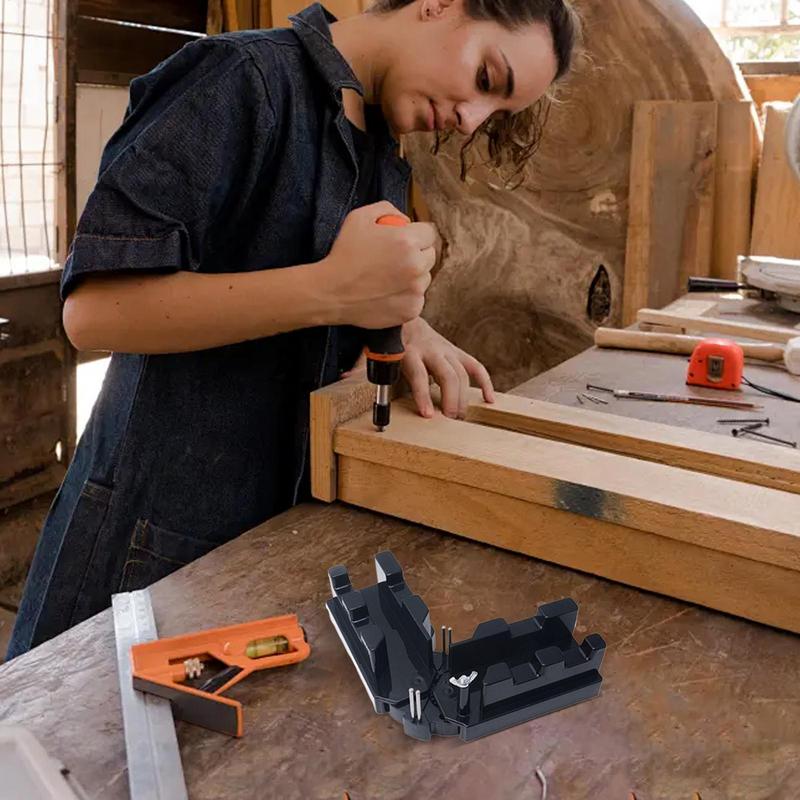 Инструмент для измерения углов и резки 2-в-1 Угломер и стусло Противоскользящий угломер и стусло для деревообработки и столярного дела