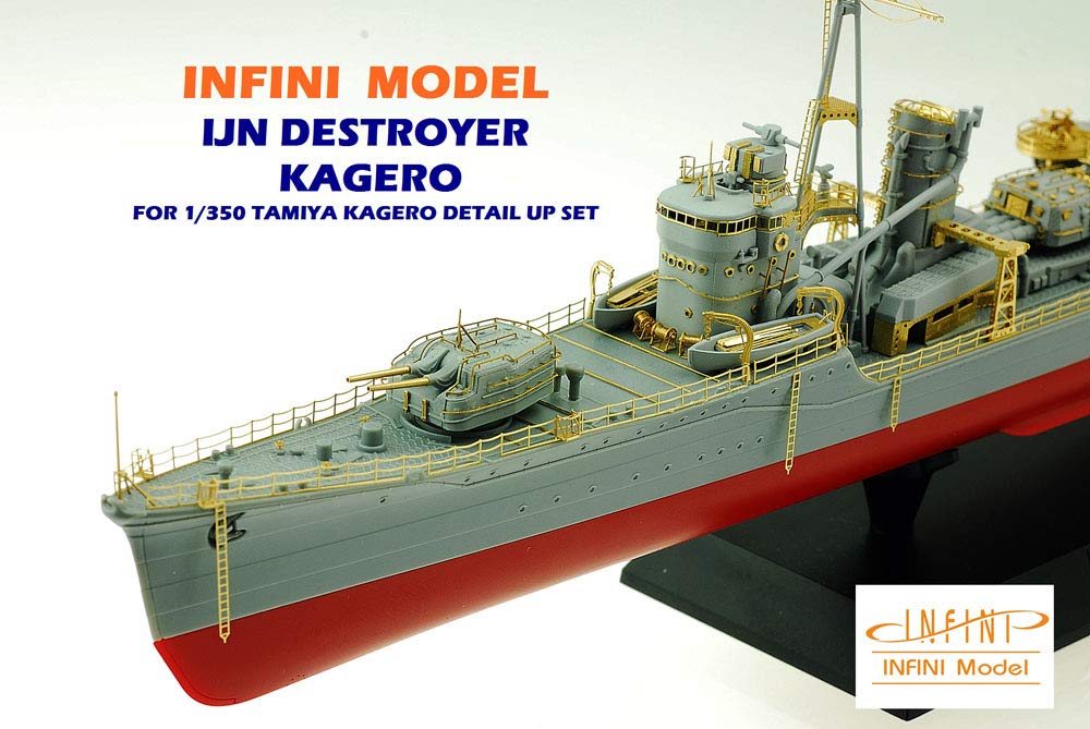 Infinimodel 1/350 Серия IM Японский эсминец Кагэро Набор для детализации для пластиковых моделей T Company (IM53503)
