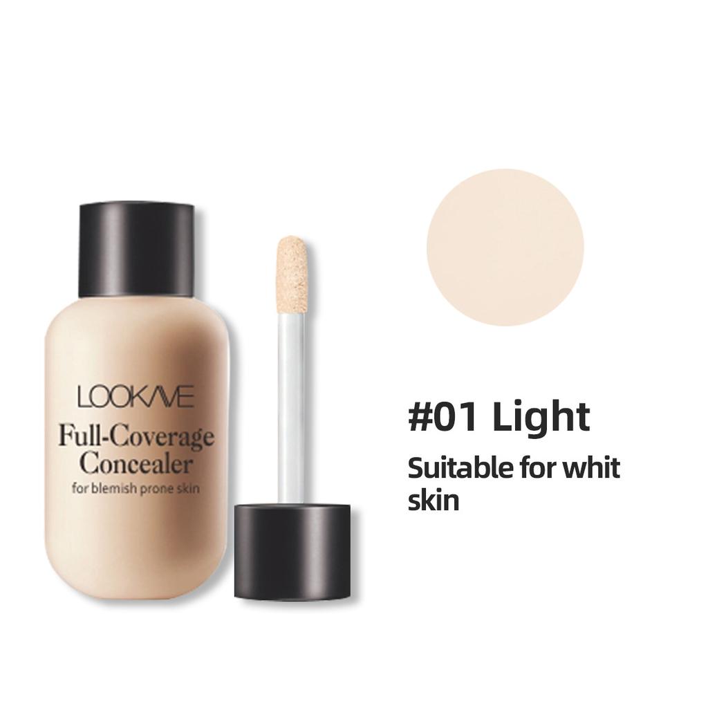 Waterproof Liquid Concealer 3 Colors Matte Full Coverage Acne Scars Dark Circles Foundation Whitening Lasting Makeup Cosmetics