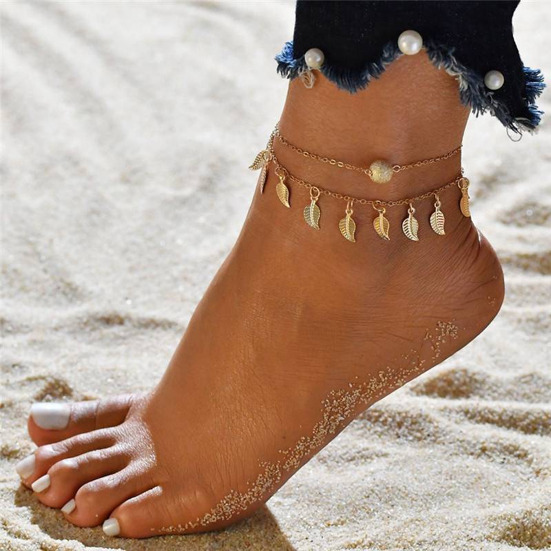 Boho Ankle Bracelet Adjustable Chain Foot Mysterious Feet Chain Fashionable Ankle Chains Personalized Ankle Chains Multi Layer Anklet Anklets