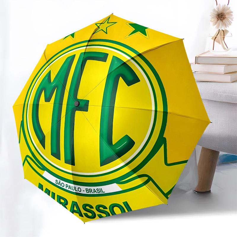Mirassol FC, Sao Paulo- Automatic Opening and Closing, 8-rib Structure Portable Umbrella, Suitable for Men and Women in All Seasons - Perfec