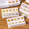 20 food themed die-cutting stickers per pack, Greedy Moment series sticker book