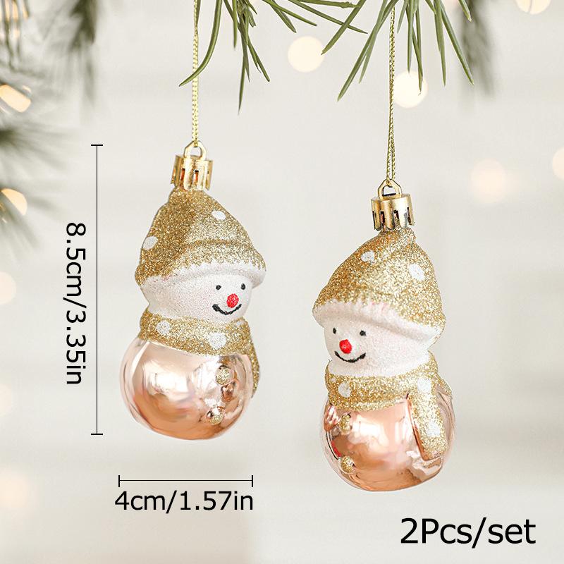 Christmas Tree Hangings Pack Of Two New Decoration Supplies