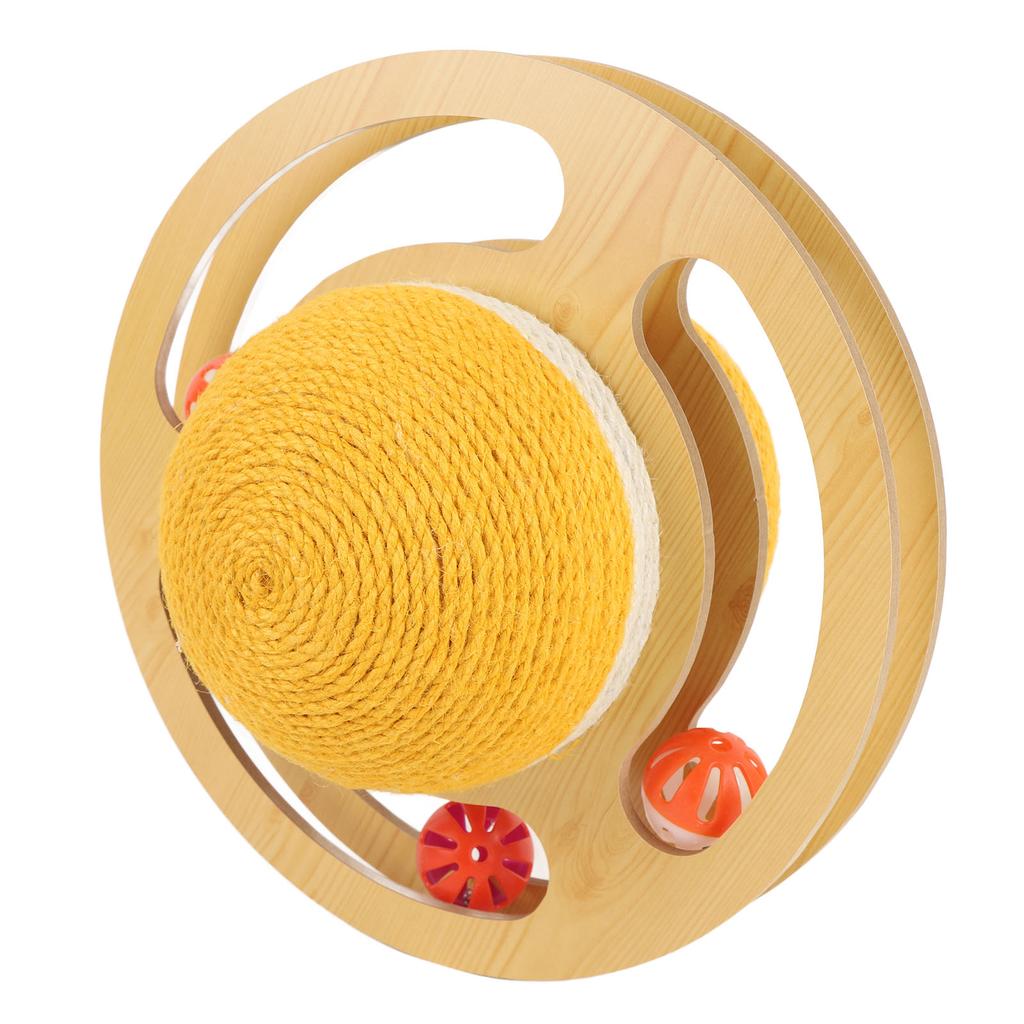 Cat Scratching Ball Toy Sisal Protect Furniture Stylish Look Cat Scratcher Ball for Indoor Home