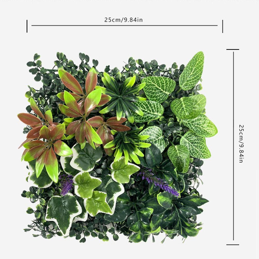 Вечная жизнь Искусственная стена из растений Панель Сделай сам Искусственный папоротник Трава Ширма для конфиденциальности