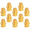 10 Pcs Miniature Landscape of Ganesha Temple Décor Fairy Garden Figurine Car Pooja Items Statue Resin Ganpati Idol Buddha