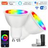 Tuya Wifi Smart LED Bulb RGB Multicolor GU10 Lamps Smart Life 9W 7W 5W Voice Control Works With Alexa Google Home