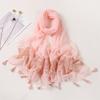 Fashion Autumn Cotton Viscose Scarf Lace Floral Patchwork Shawls Wrap Neck Hair Tie Band Beach Hijab Head Female Foulards Snood