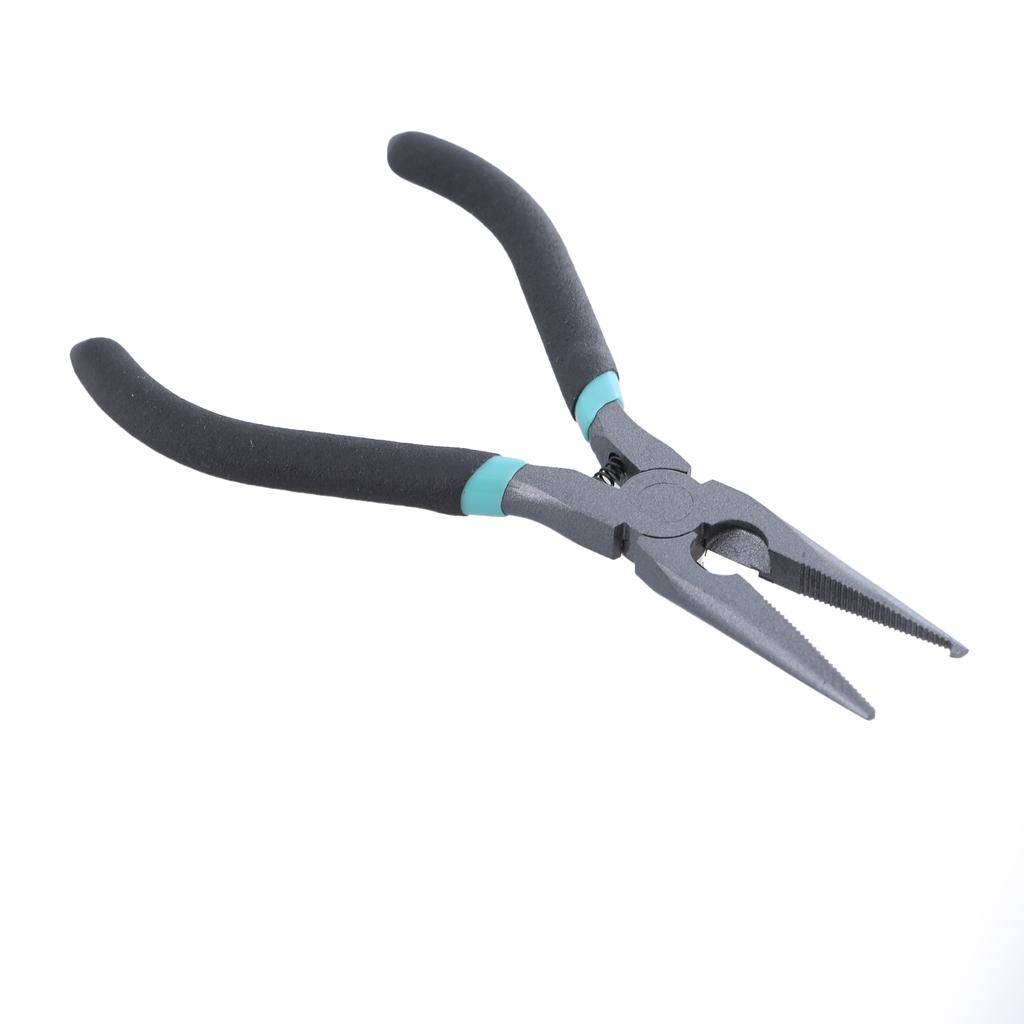 Многоцелевые рыболовные плоскогубцы с тефлоновым покрытием, длинные рыболовные плоскогубцы из высокоуглеродистой стали, устойчивые к ржавчине, игольчатые плоскогубцы