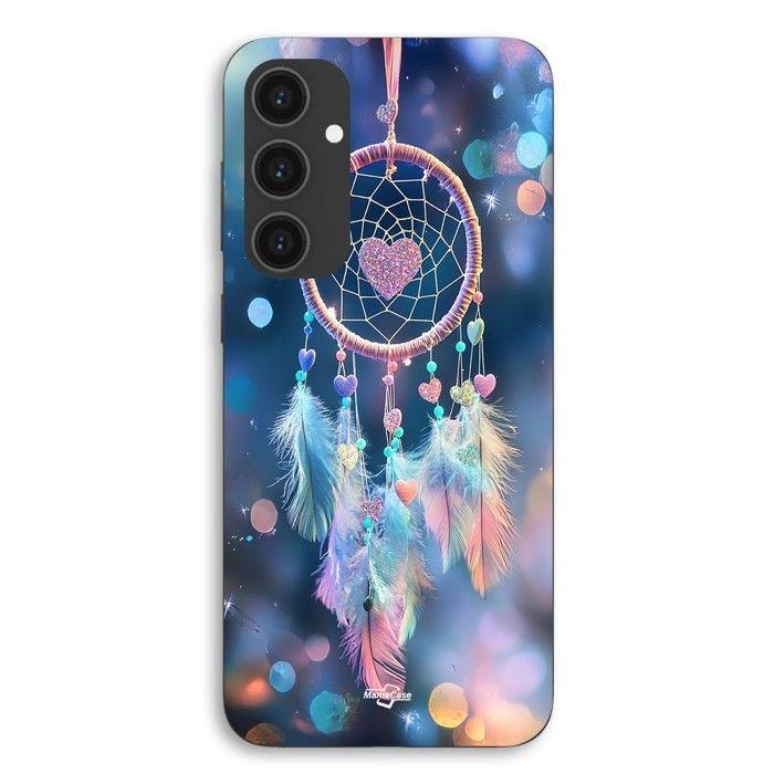 Coque Pour Samsung Galaxy S24 Plus Attrape rêve coloré rose et bleu Maniacase