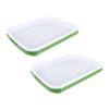 Sprouting Tray Transparent Lid Dense Small Holes Fine Workmanship Plastic Material Seed Sprouter