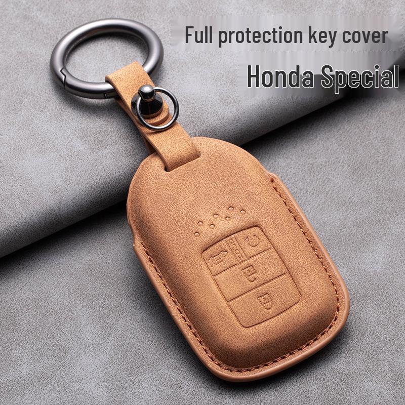 Совместимый кожаный чехол для ключа для GAC Toyota CRV, Crown, Accord, Civic, Haoying и Inspire