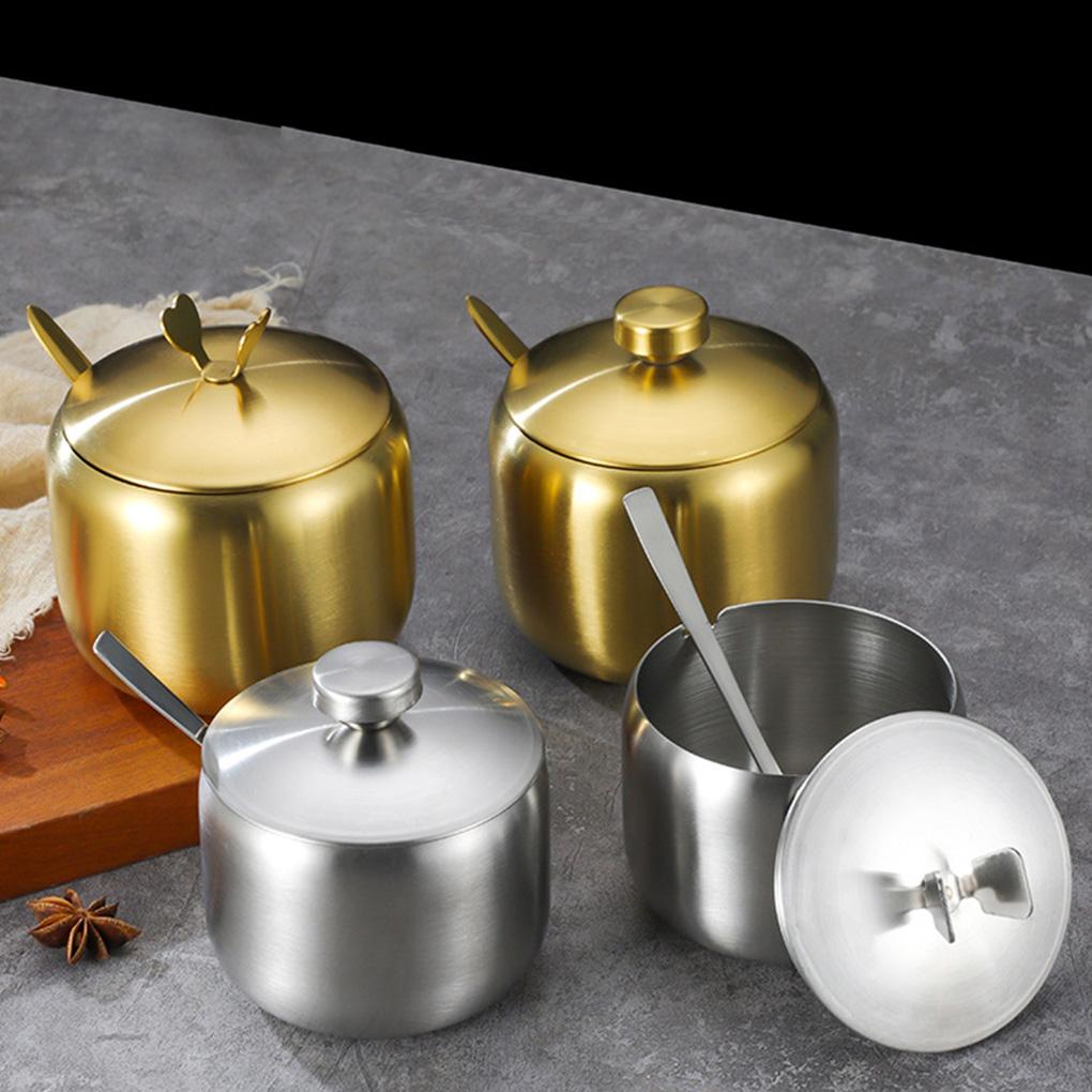 Сахарница Кофе Чай Баночка для специй Кухонные гаджеты Солонка Интегрированная конструкция Кулинарные принадлежности Приправа Горшок