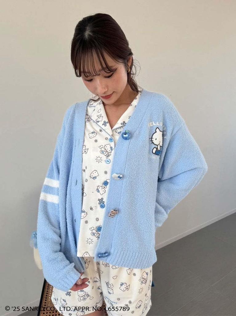 HELLOKITTY Print Shorts SHCP251095 SAX Free Size Shorts [Snidel Home] All-over Women's