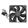 Computer Case Fans 120x120x25mm High Accuracy Dual Ball Bearing PC Exhaust Cooling Fan 3000RPM 2pin