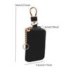 Litchi Pattern Car Key Bag Universal Model Men's and Women's Storage Key Leather Cover Mini Key Bag AVE