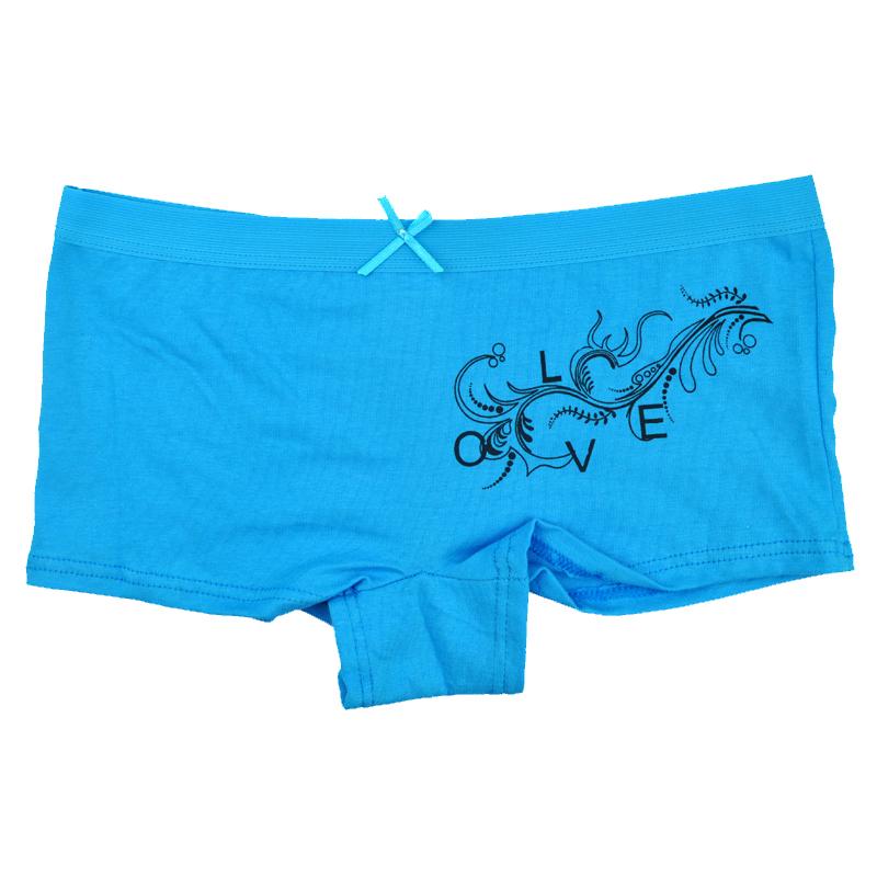 Набор из шести хлопковых трусиков шорт