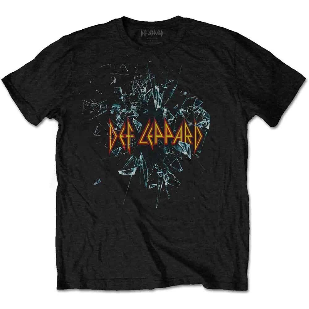 Def Leppard Shatter T-Shirt Black New