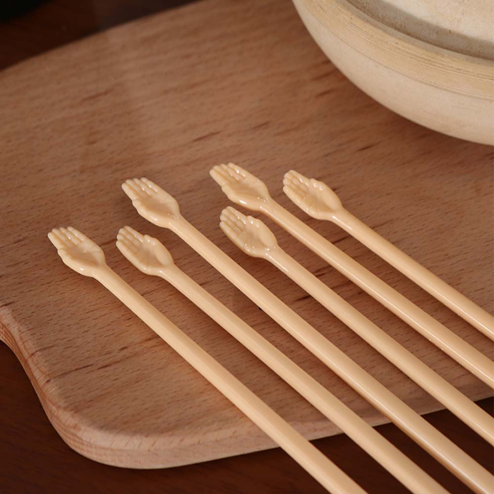 5 Pair Long Handle Palm Chopsticks Plastic Kids Training Chopsticks Beginner