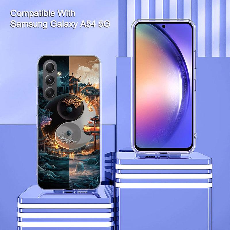 Balance of Elements The Eternal Yin-Yang Phone Case for Samsung A16 A26 A36 A56 A17 A37 A57 A07 A06 A02S A03 A04S A05S Galaxy No