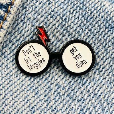 Новая эмалированная булавка «Гарри Фэнтези Хогвартс» магловская металлическая заглушка подарок на день рождения 1 шт.