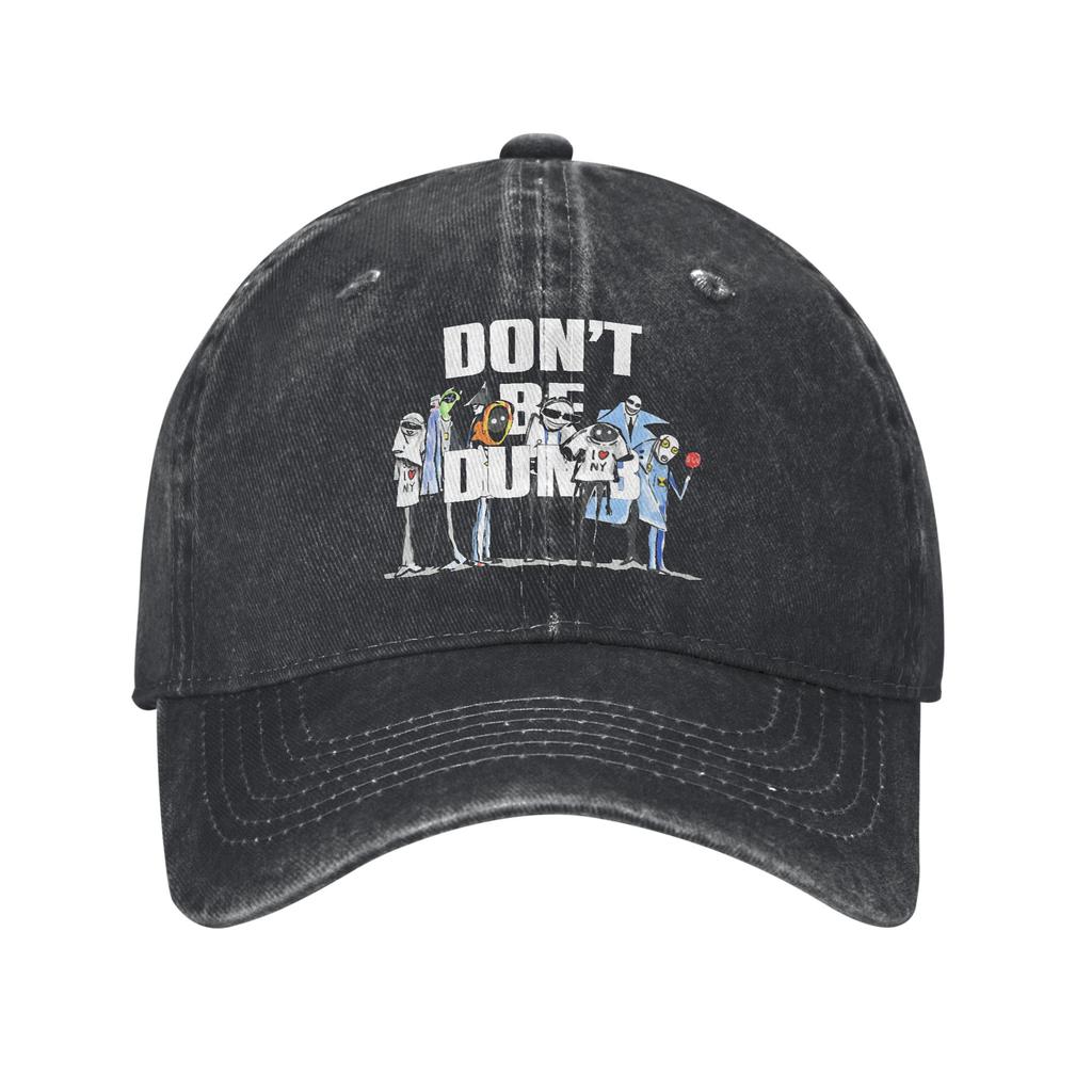 Don't Be Dumb Washed Baseball Cap AS-AP Rocky Album y2k Cool Sun Trucker Hat Summer Unisex Adult Tennis Skate Snapback Cap