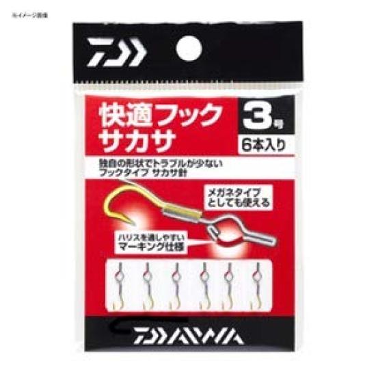 Daiwa Comfort Hook Sakasa S 4 шт. в упаковке №