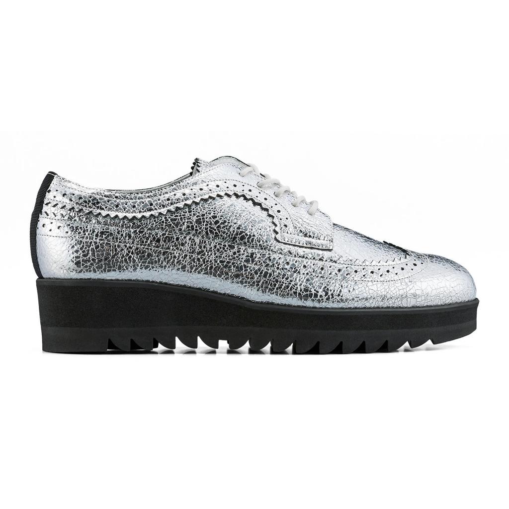 ONITSUKA TIGER BROGUE Нескользящие Устойчивые к истиранию Низкие Повседневные Туфли Женские Серебристые 1182A640-020