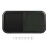 RV Window UV Protection Insect Screen Black Perfect Seal RV Sliding Window Universal for Caravan Camper Trailers