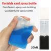 20ml Daily Life Travel Portable Refillable Bottles Perfume  Bottle Spray Bottle Card Type
